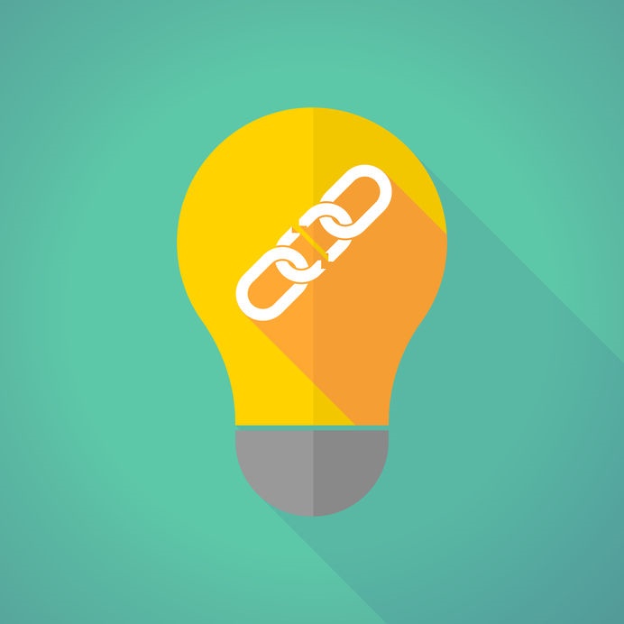 41815938 – illustration of a long shadow light bulb with a broken chain Google says that Link Exchanges are against its guidelines