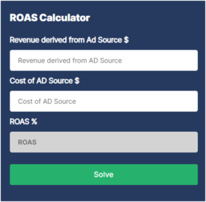 ROAS Calculator