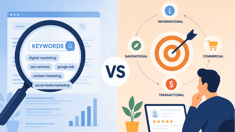 Search Intent vs Keywords Search Intent vs Keywords